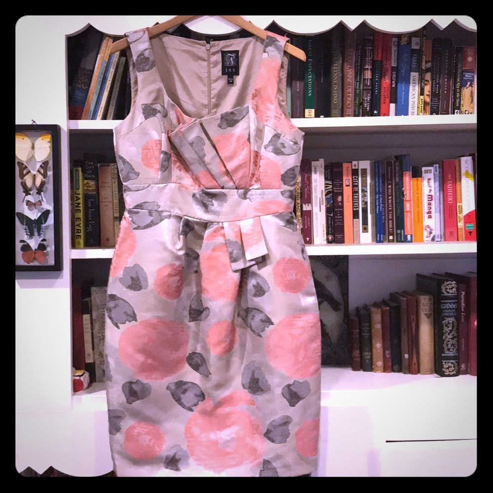Pink and Gray Architectural Dress